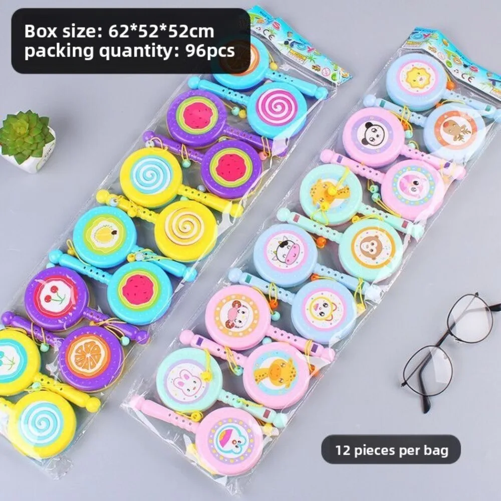 Baby Rattle Toy for Newborn Toddler 0 1 Year Old Educational Hand Cartoon Teether Sensory Developmental Toy for Infants