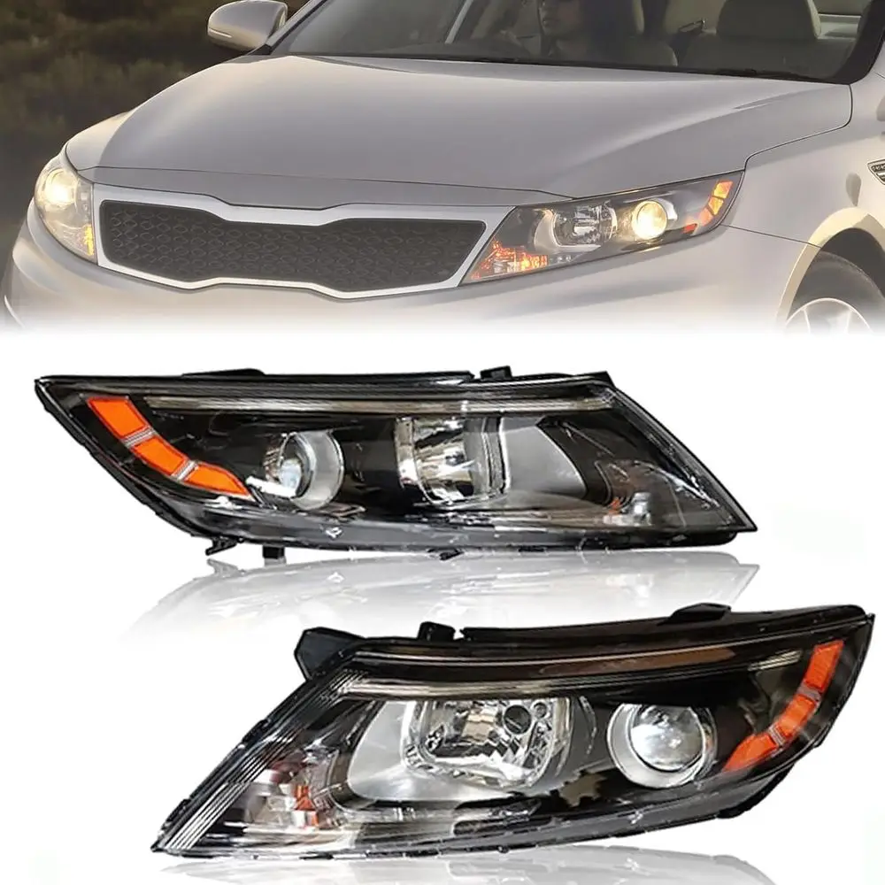 

Галогенная передняя фара в сборе для KIA Optima 2014-2015 годов # Замена: 921012T121 921022T121 (для водительской и пассажирской стороны)