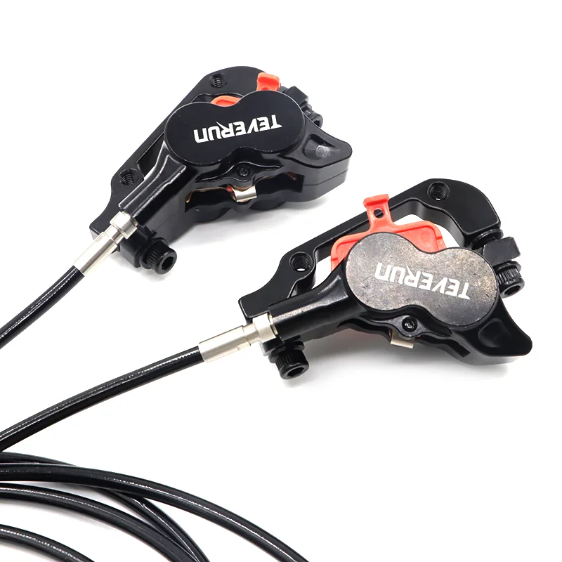 Original Newest 4 Piston Oil Hydraulic Brake For Teverun Fighter 11+/Supreme/7260R Electric Scooter Brake Caliper Parts