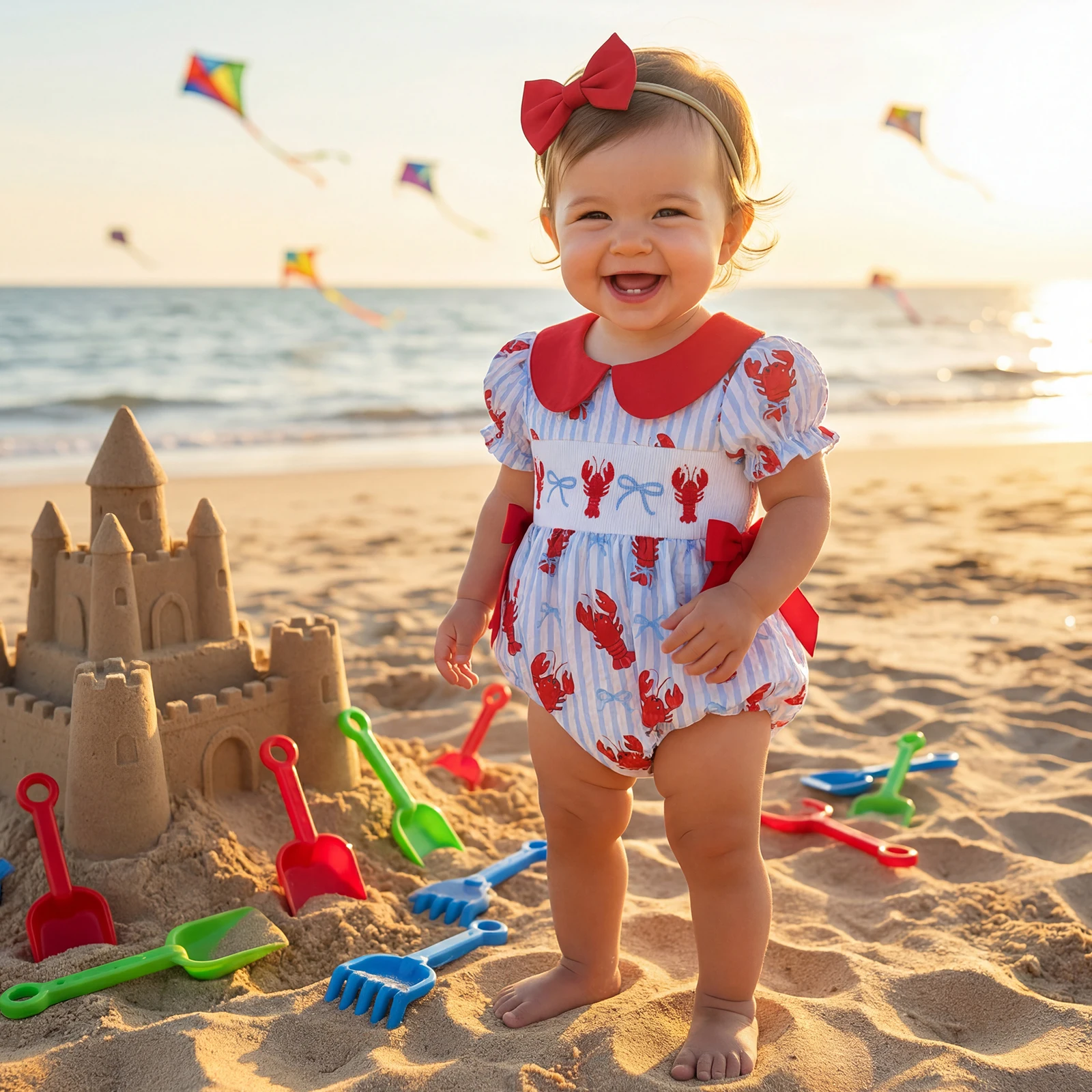roupa-de-bebe-para-meninas-macacao-bordado-com-lagosta-estampa-listrada-com-laco-gola-de-boneca-body-de-verao-para-recem-nascidos
