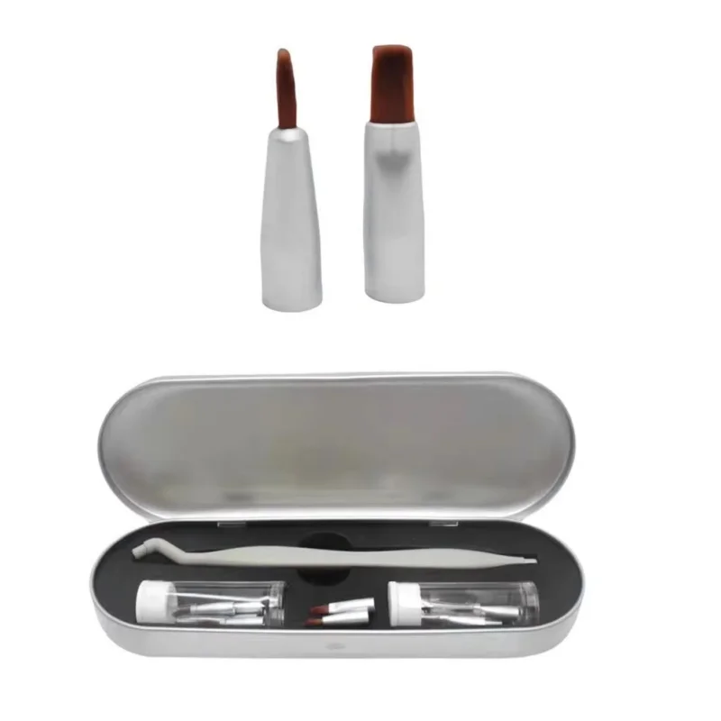1 Set COTISEN  Dental Resin Modeling Pen Set Composite Modeling Brush Curved Tip Head Straight Autoclavable Oral Brush