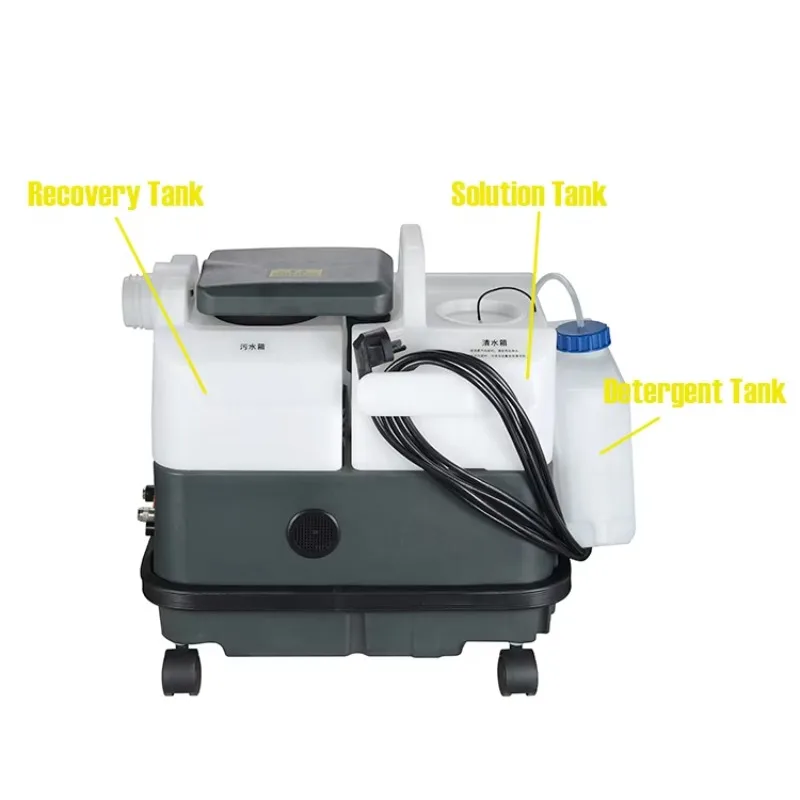 Commercial Hot Water Steam Cleaning Machine CP - 9SP - Carpet Extractor with Top Tool Storage