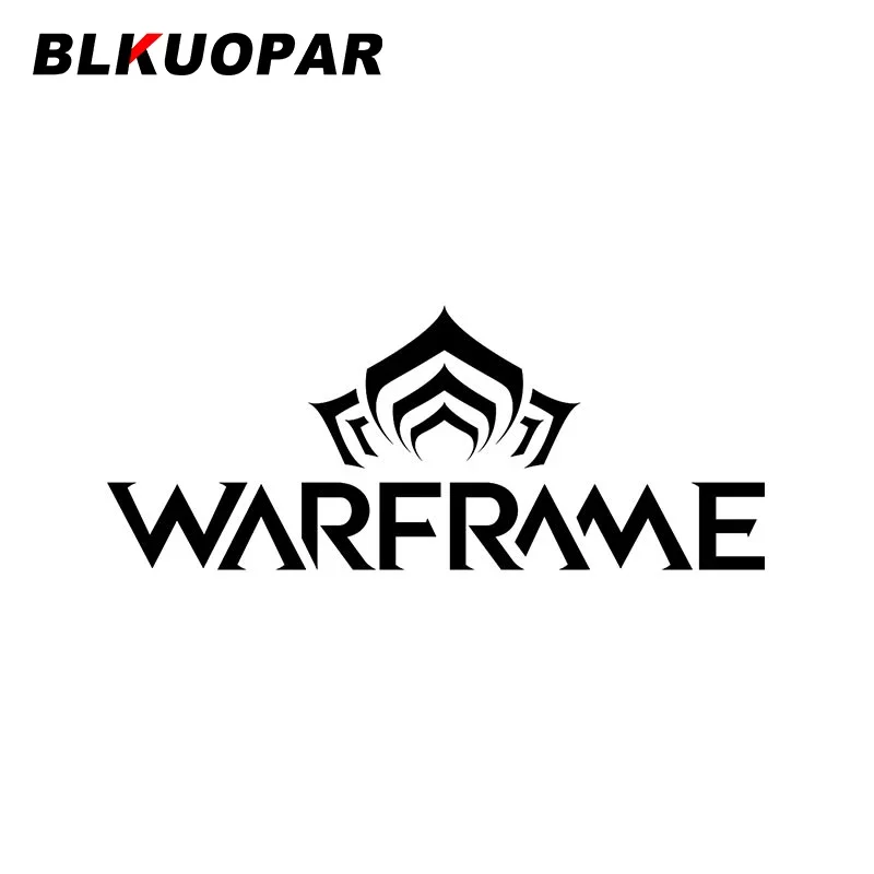 BLKUOPAR Warframe Game Car Stickers Creative Graphics Decal Waterproof Die Cut Windshield Caravan Car Door Protector