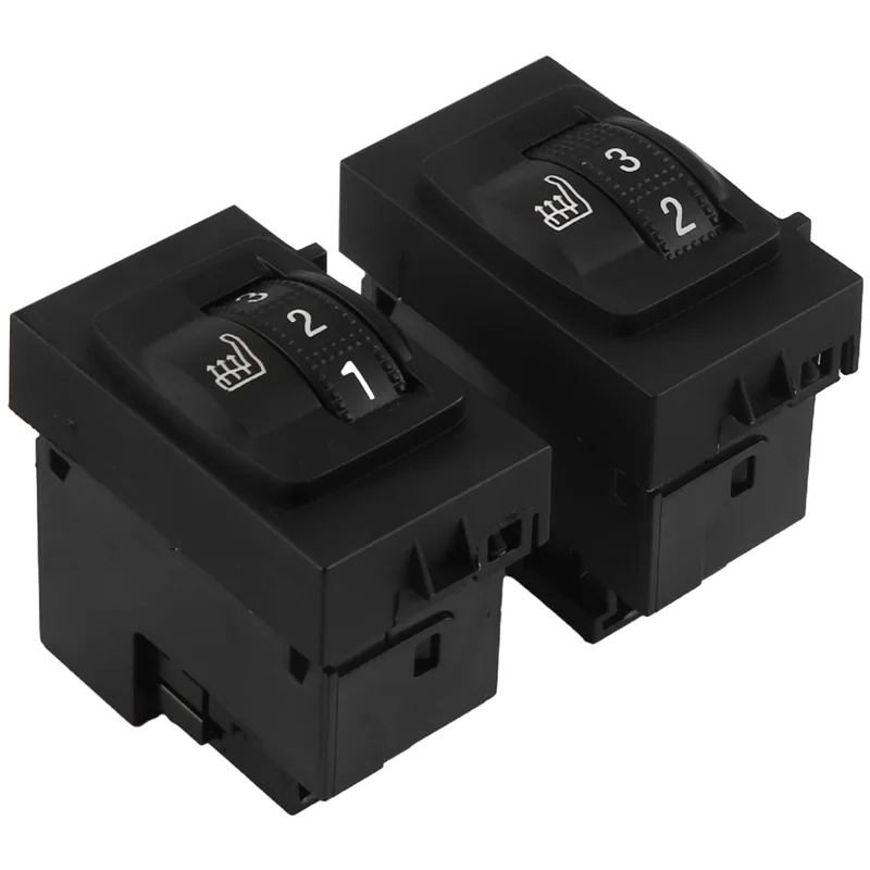 

M93K-2 PCS Car Seat Heating Switch Black Automotive Supplies For 508 2011-2015 98092845XT 98092846XT