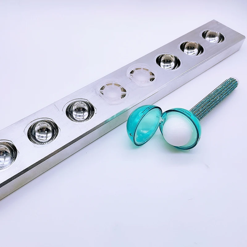 

8 hole aluminium mold filling the tube diy tool Spherical lip balm mold