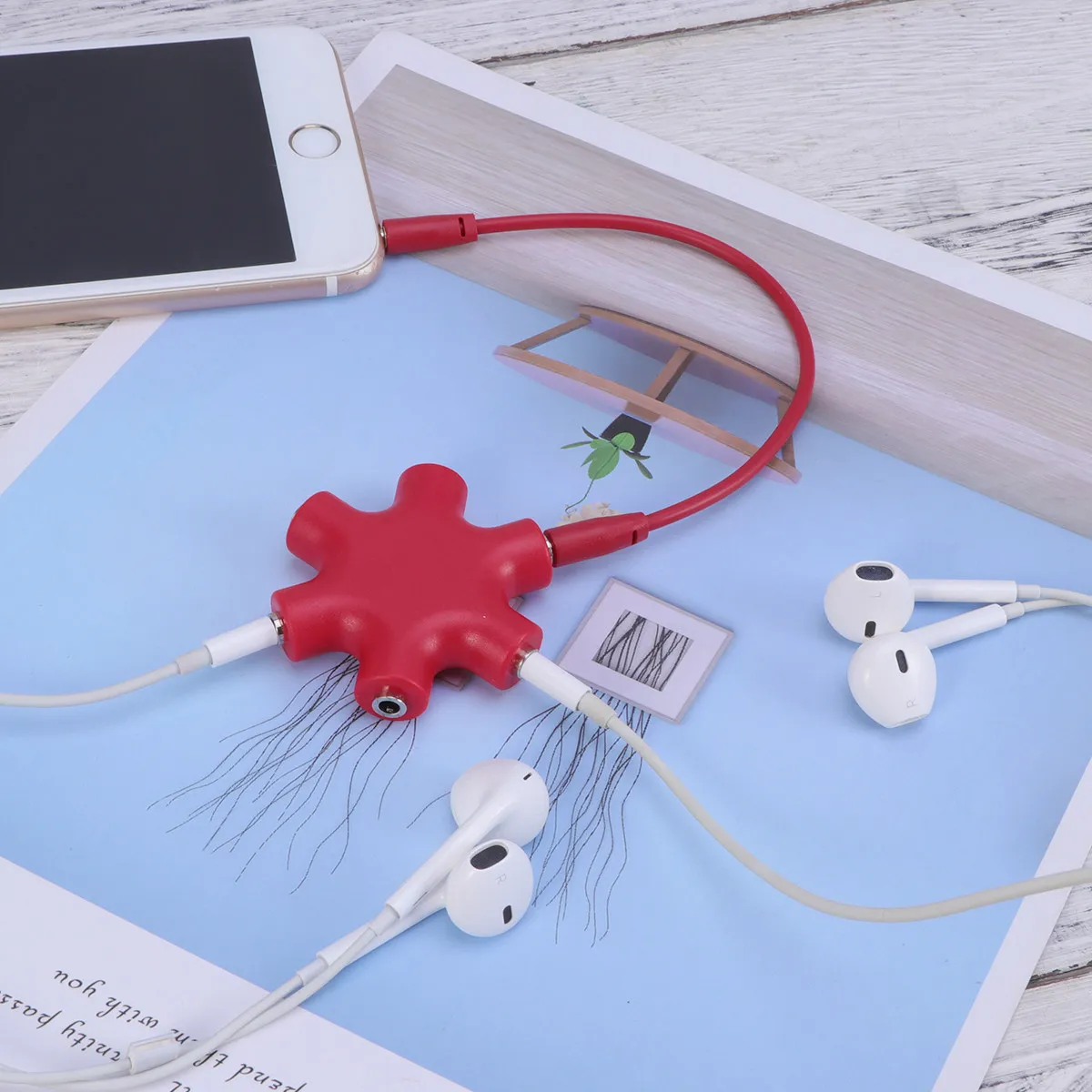 Hexagonal 5-Output …