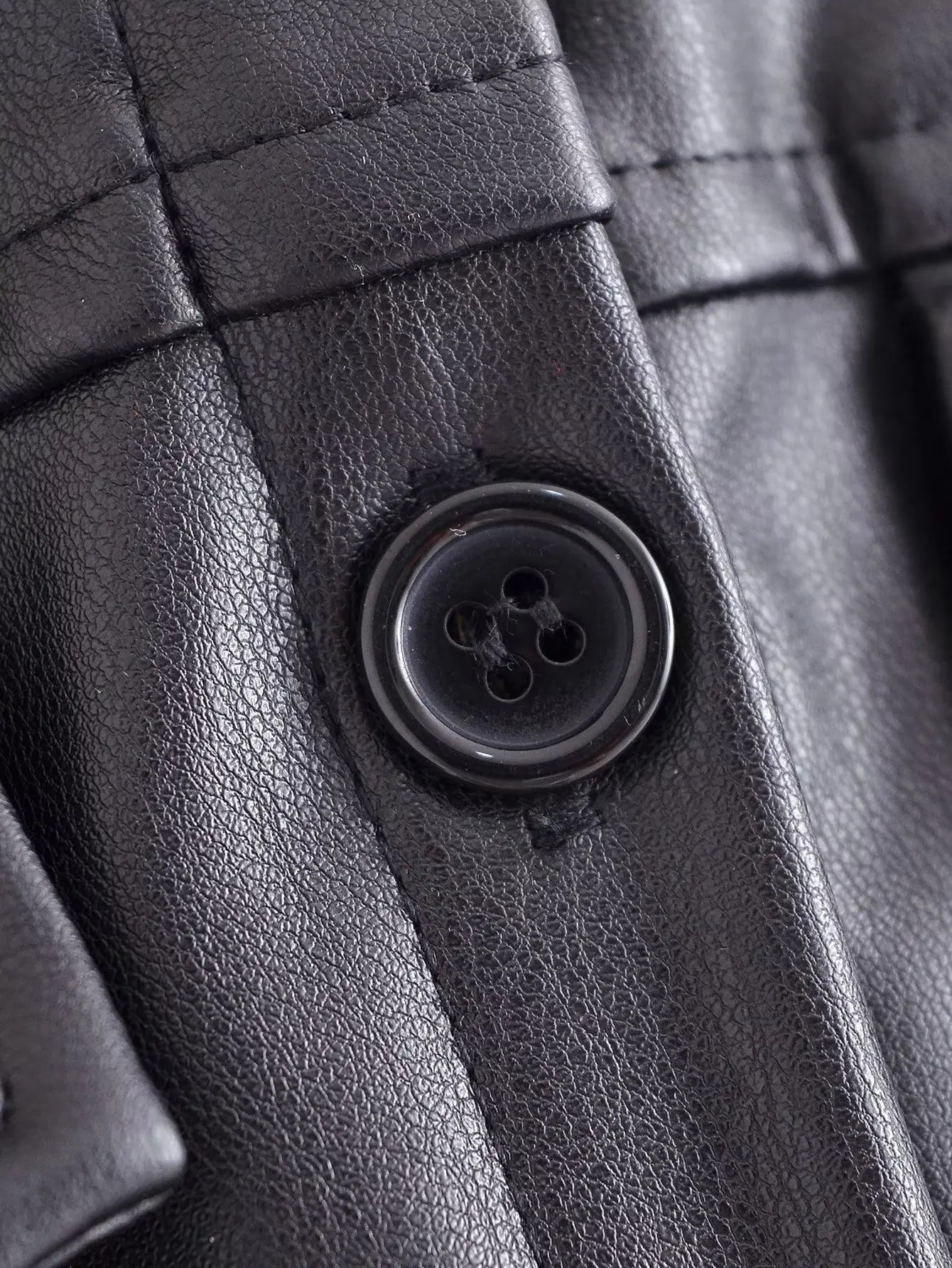 Chaqueta corta de cuero PU negro para mujer, abrigos de estilo Punk de manga larga con cremallera, abrigo corto de moda 2022