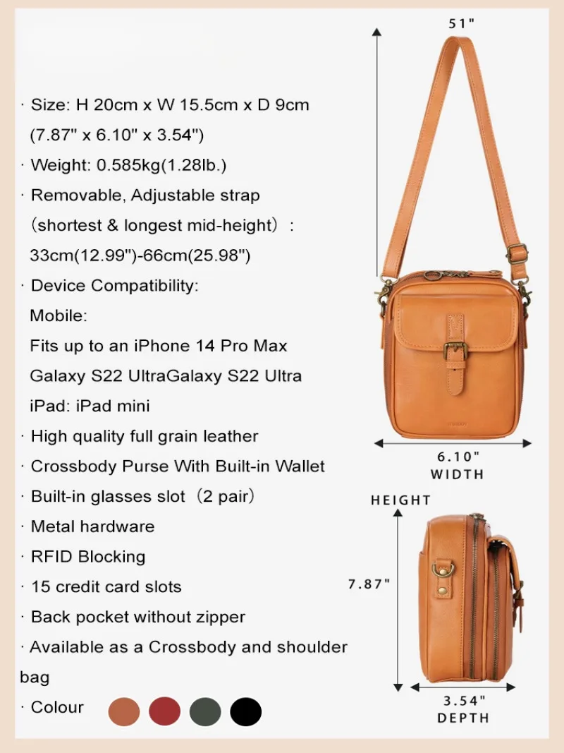 Vintage Design PU Leather Crossbody Shoulder Bags for Women Spring Retro Branded Handbags and Purses Ladies Mobile Phone sac