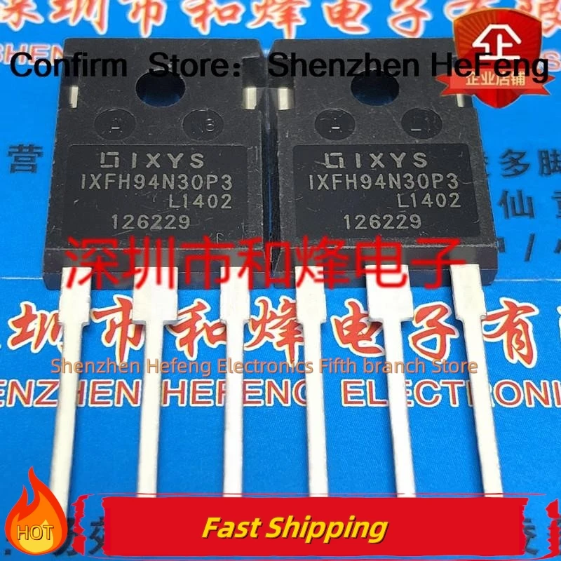 

10PCS/LOT IXFH94N30P3 TO-247 300V 94A Transistors Quality