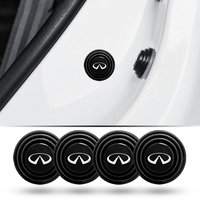 Car Silicone Shock Absorption Mats Anti-collision Soundproofing Stickers For Infiniti Q50 FX35 Q30 G37 Q70 QX70 G35 Q60 QX60 JX3
