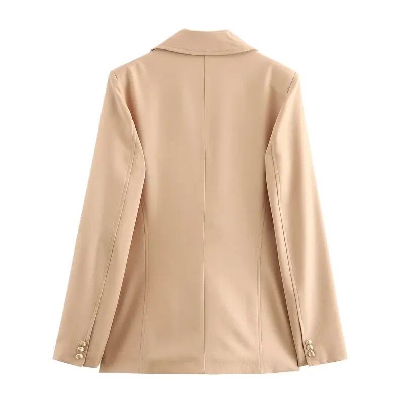 Autunno Inverno Donna Faion Slim Fit Lungo Sve irt Colletto Abito Jaet Nuovo Arrivo Pulsante Dettaglio Pendolarismo Sle 8635555