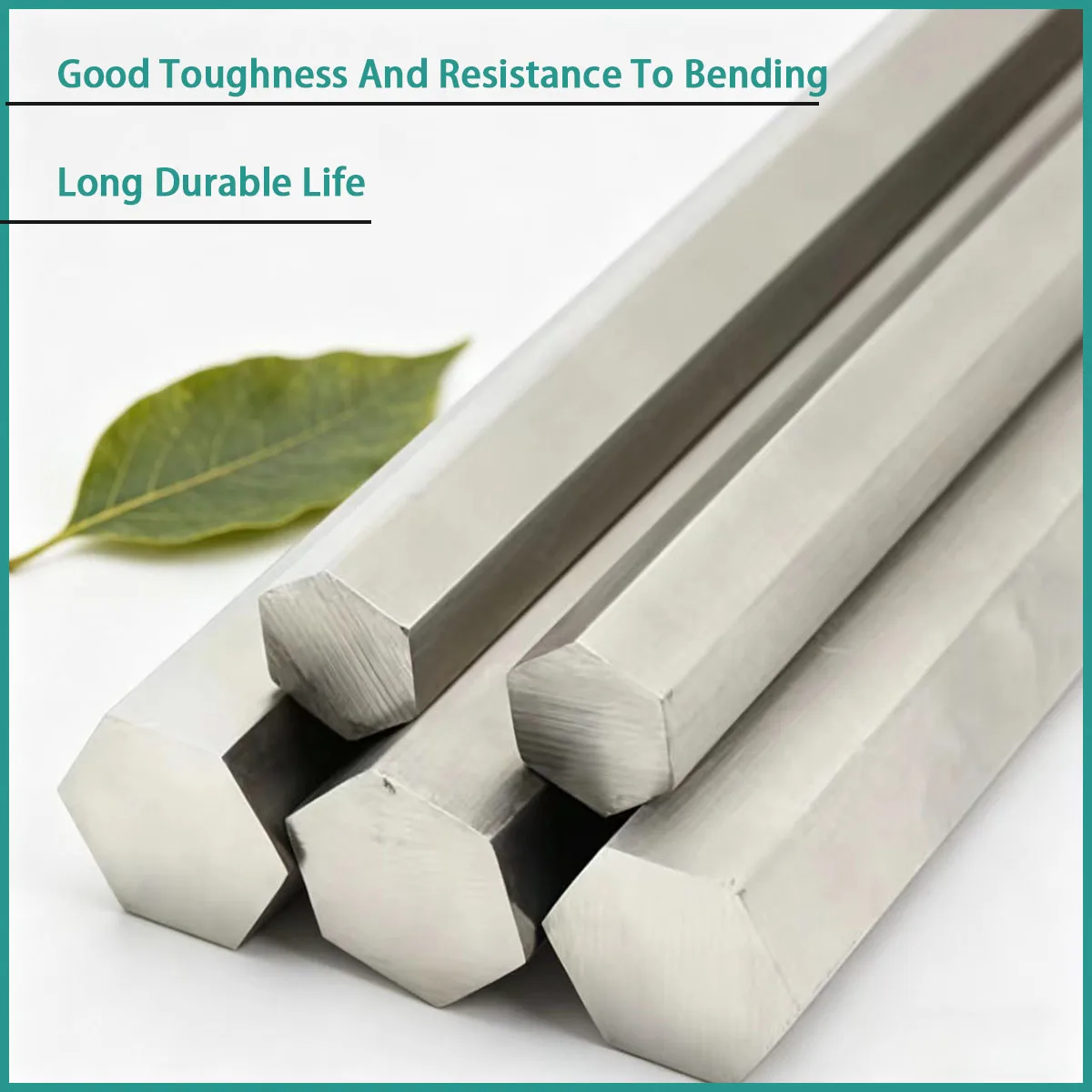 Stainless steel hexagonal bar with dimensions of 5-130mm is used for tool shafts, connectors, mechanical parts, etc