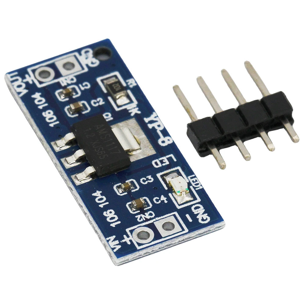 AMS1117 1.2V 1.5V 1.8V 2.5V 3.3V 5V DC-DC Step Down Power Supply Module Power Module for Arduino Bluetooth Raspberry Pi Board