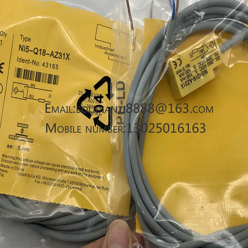 

Оригинальный датчик приближения NI5-Q18-AZ3X-S90