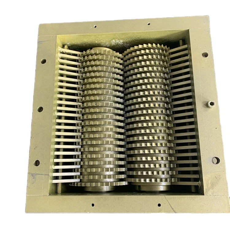 High Quality Double Axis Shredder Chassis High-power Shredder Chamber Box for Crushing Plastic and Rubber 3