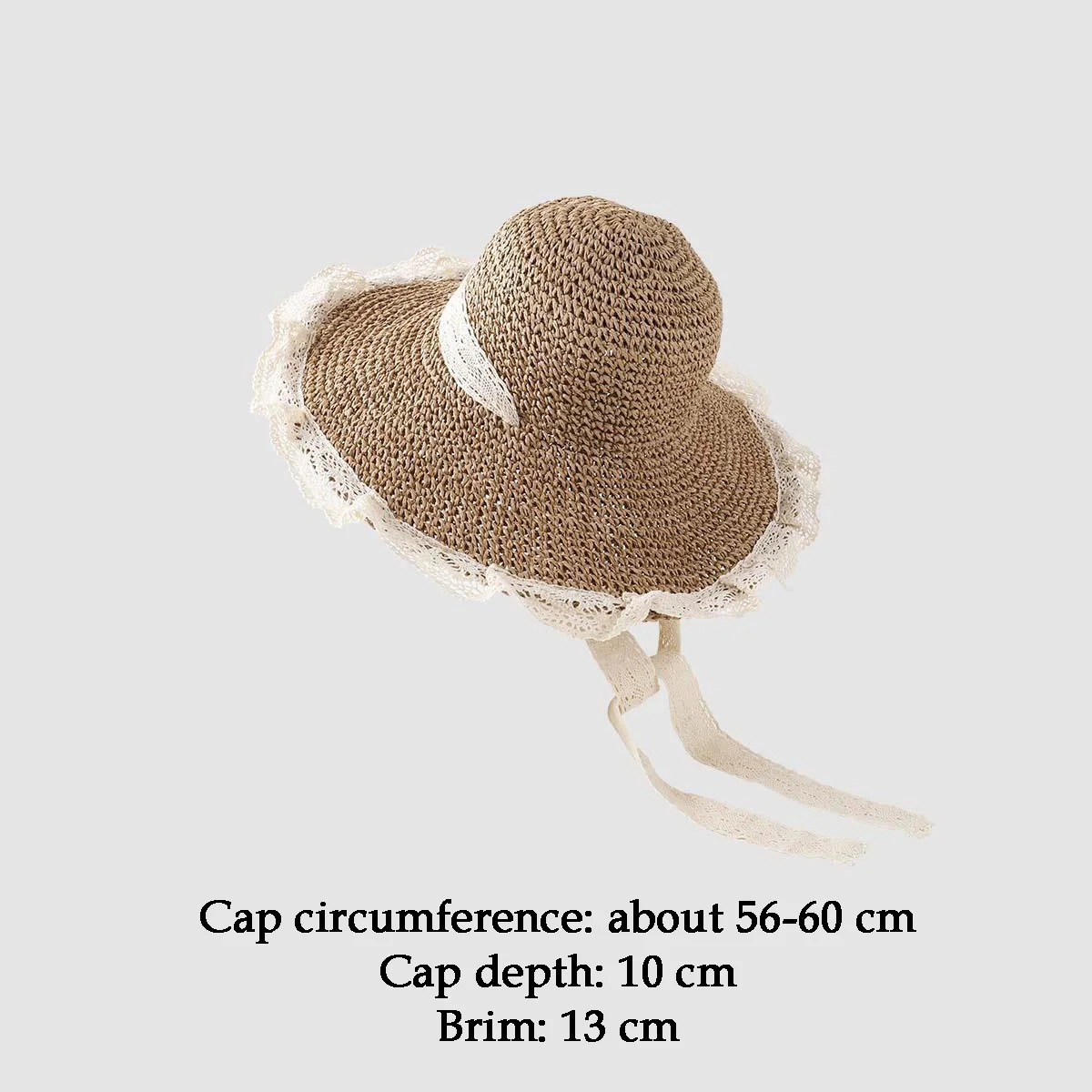 New Casual Summer Outdoor Women Wide Brim Hat Hand Woven Straw Hat Beach Bucket Sun Hat Foldable Crochet Straw Hat for Women