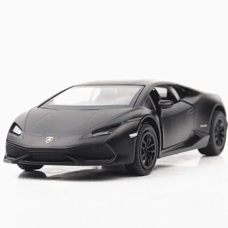 MaKeda 1:36 Lamborghini Huracan Wheel Germany Bull Logo Diecast Super Sport Car Metal Model Pull Back Vehicle Alloy Toy 