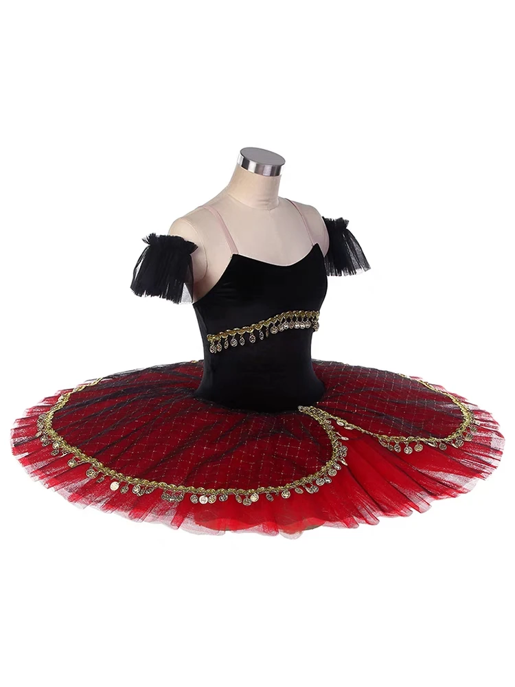 2025 Nieuwe balletrok Professionele klassieke pannenkoek tutu-kostuums