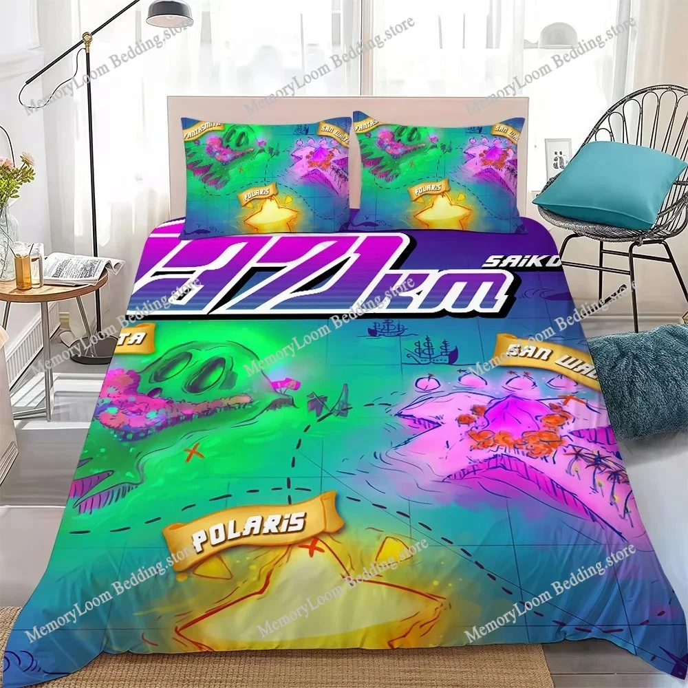 Hot Singer S-Saiko Sakura Duvet Cover Set Home Style Bedding Soft Laundry Cotton Bed Student Dormitory Gift Home Textileextile96