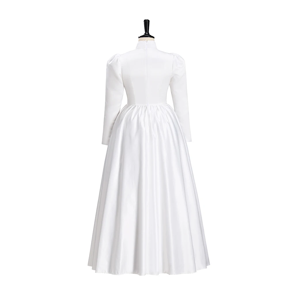 역사적인 하이 웨이스트 라인 워킹 데이 드레스 여성 리젠시 제인 오스틴 티 파티 볼 가운 빅토리아 공주 애프터눈 드레스