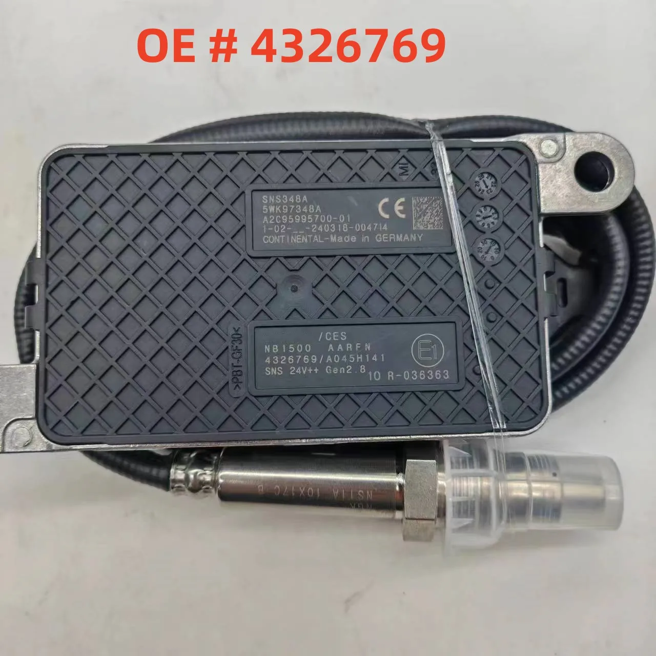 New 4326769 5WK97348A  Nitrogen Nox Oxygen Sensor For Cummins CF XF F7 Truck