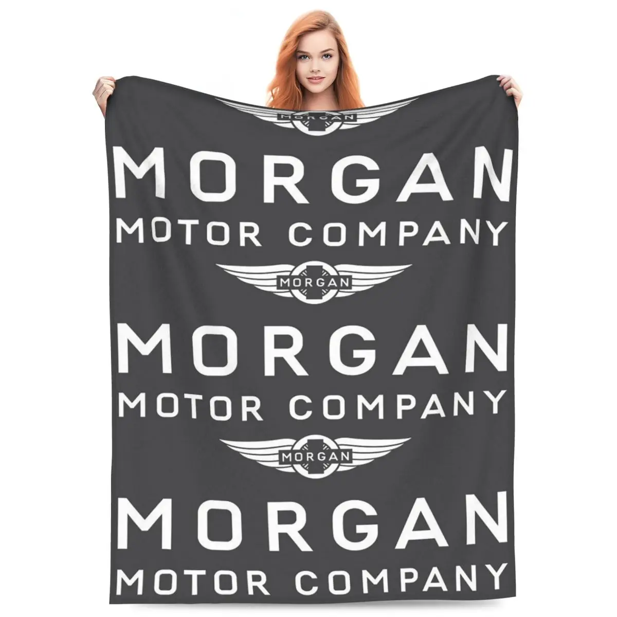 Morgan Motor Car Company Blankets Flannel Sofa Throw Blanket Warm for Home Bedroom Travel Throws Bedspread Quilt