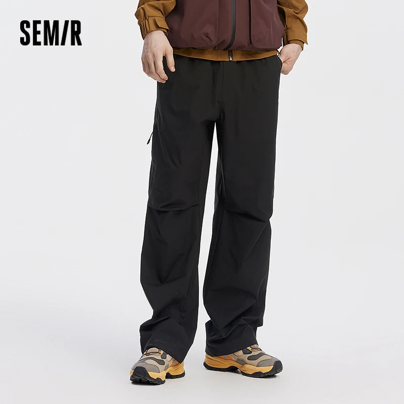 

Semir Baggy Pants Men Outdoor Functional Cargo Straight Loose Fit 2025 Autumn Man Clothes Functional Design Durable Fabric