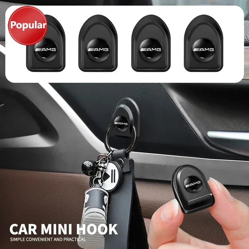 

# Мини-автомобильные крючки, внутренний держатель для хранения для Mercedes Benz AMG GLC GLB GLE CLA W206 W204 W205 W212 W213 W169, автоаксессуары