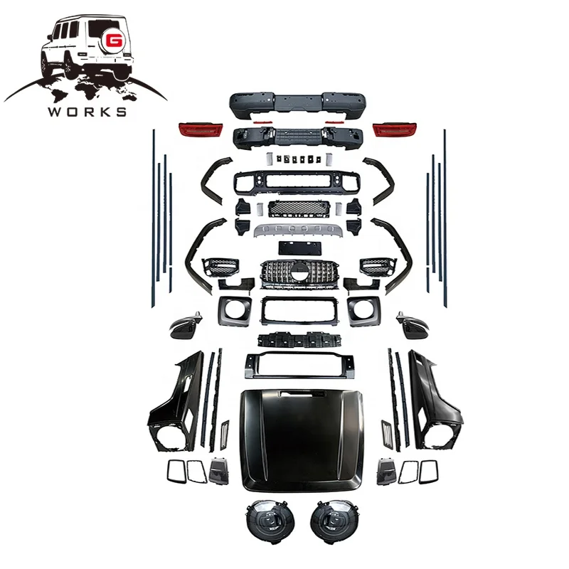 

STLF2019 Mercedes G Class W463 G500 G55 G63 Style Body Kit With Hood and Front Bumper in PP Material New Condition