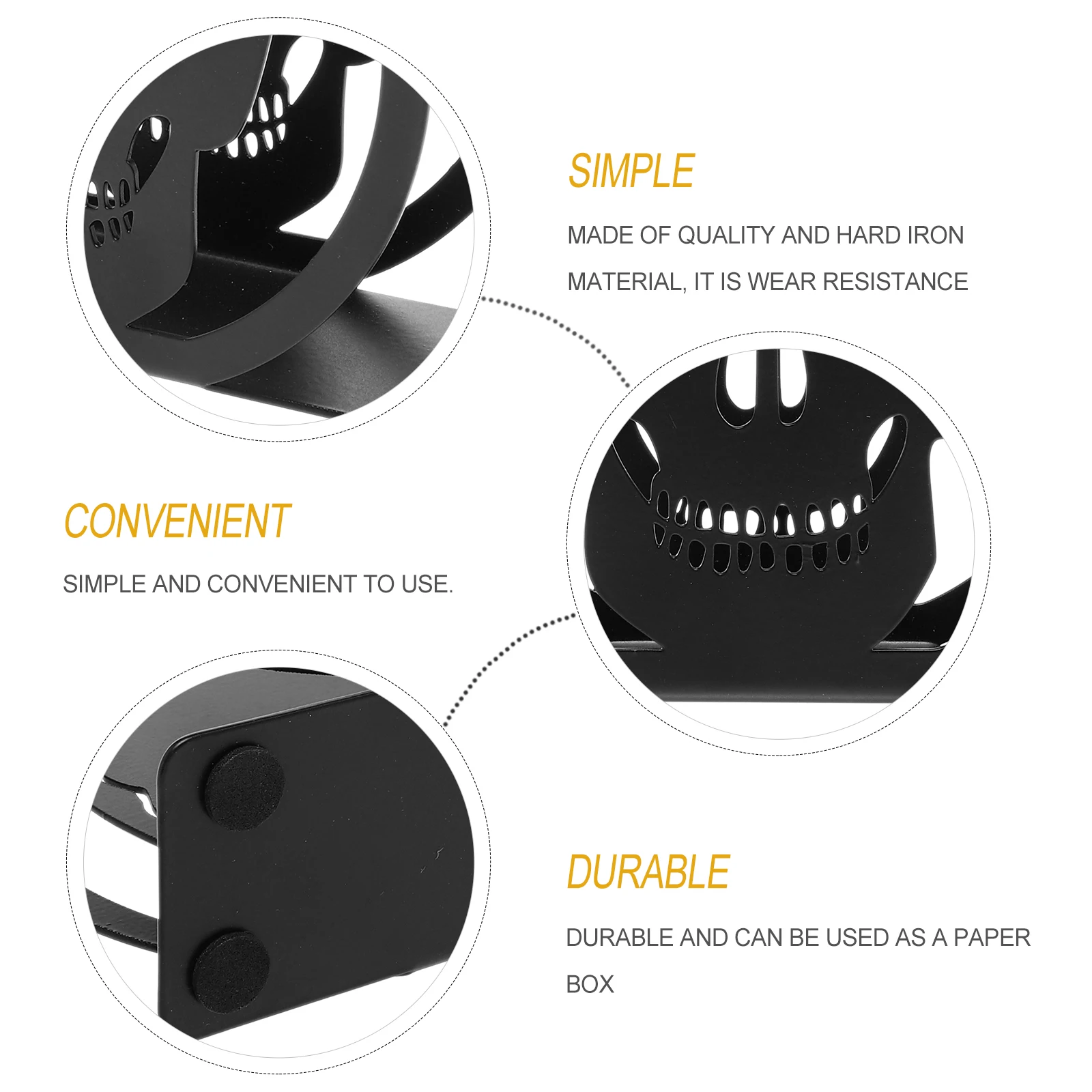 

1 шт., железная вешалка для салфеток, креативный держатель для салфеток с головой черепа, современная подставка для хранения бумажных полотенец, металлический держатель для салфеток