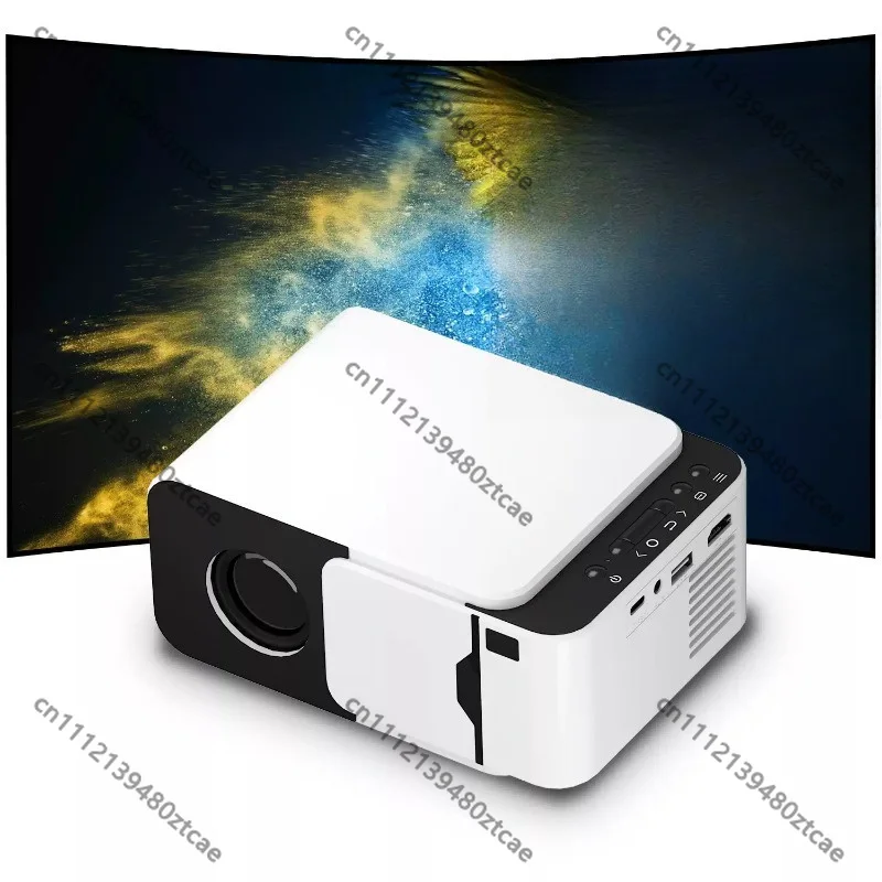 Portable 4K Supported Android 13 Mini Smart Projector WiFi Home Cinema Theater Multi‑Media Video Playback Device For Indoor
