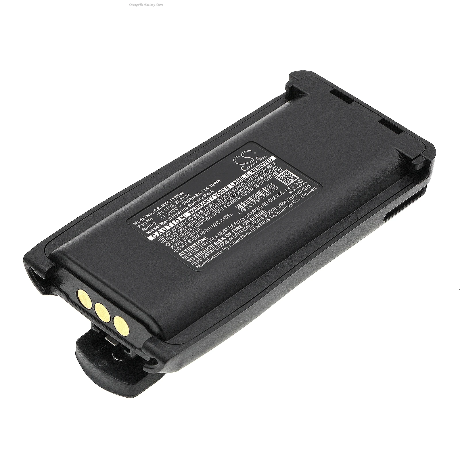 

7.2V 2000mAh Two-Way Radio Battery BL1703,BL1703Li BL2102 BH1801 BL-2102Li for HYT TC-700,TC-780,TC-710,TC-720,TC-780U,TC-780V