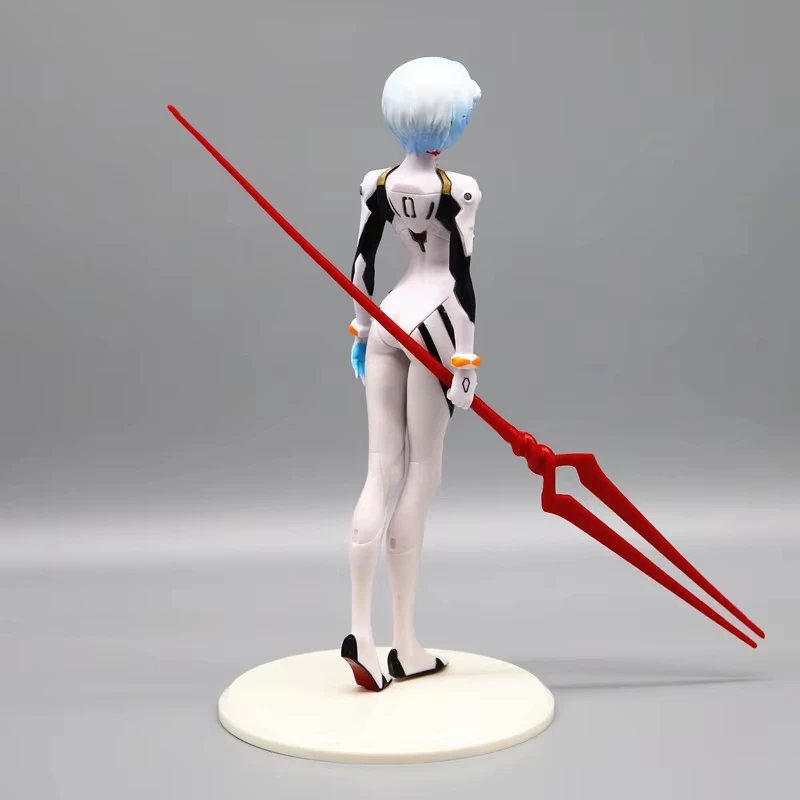 23cm Ayanami Rei Action Figures NEON GENESIS EVANGELION PVC Figurines Model Anime EVA Garage Kits Toy Ornaments ACG Collection