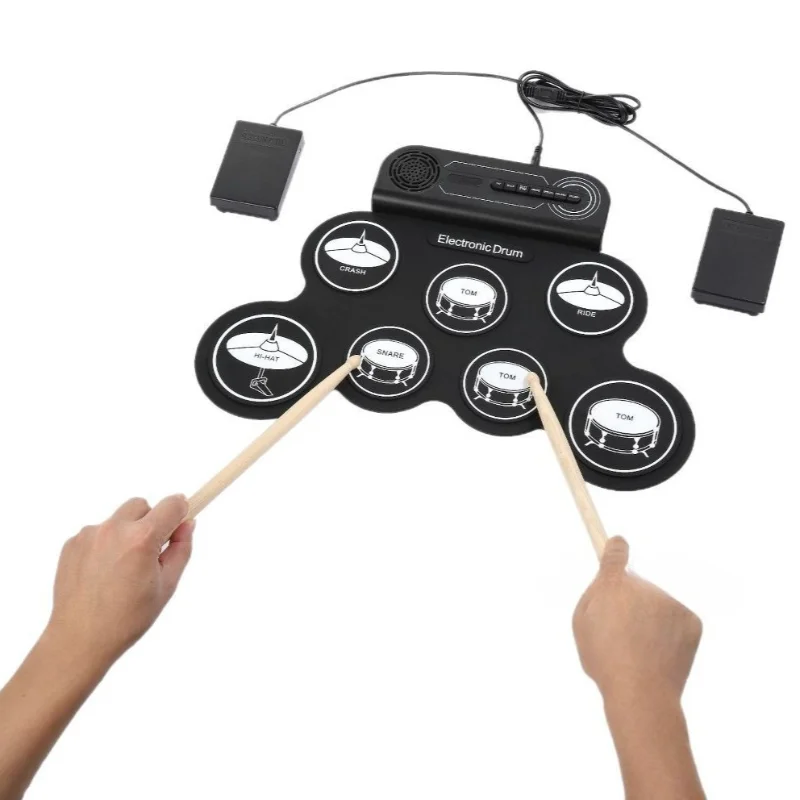 

Professional Electronic Drum Portable Dance Accompaniment Percussion Drum Adult Electronic Battery Musical Instrument