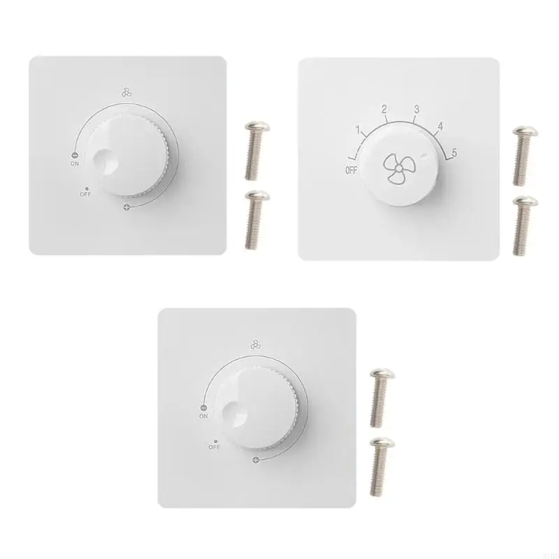 

Практичный настенный регулятор скорости вращающегося вентилятора, удобный для потолочного вентилятора 120 Вт, 300 Вт, 500 Вт, 10