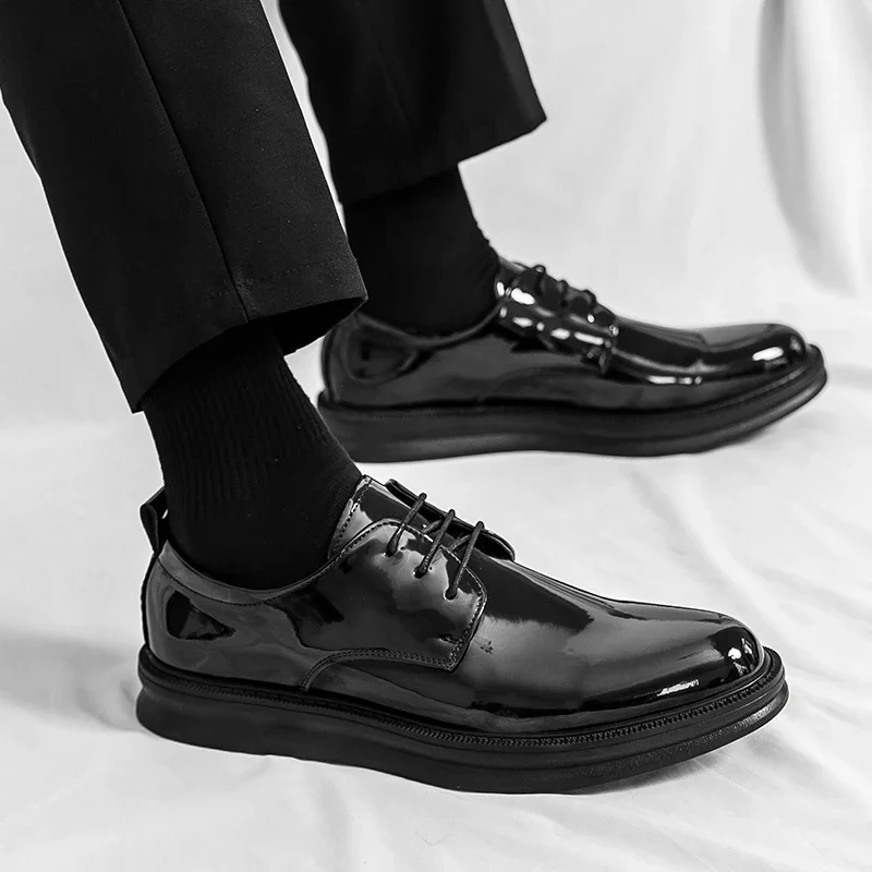 

Классические лоферы 2025 года, мужские дизайнерские кожаные туфли Zapatos Hombres для мужчин, деловые модельные туфли, универсальные свадебные туфли, мужская обувь