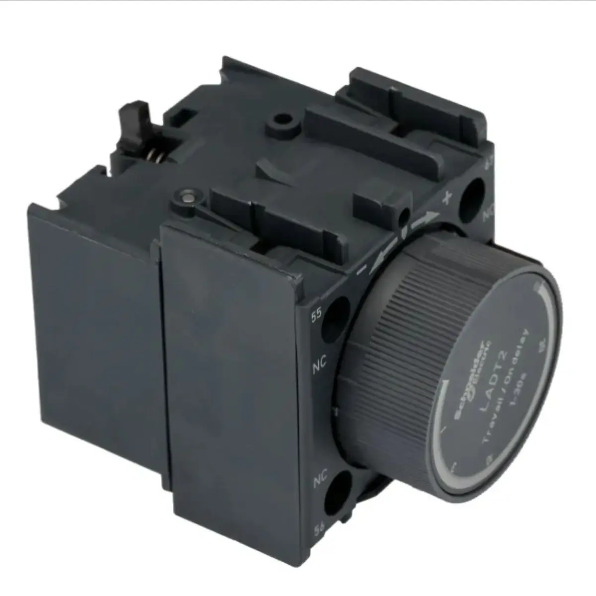 LADT2 time delay auxiliary contact block - 1 NO + 1 NC screw clamp terminals