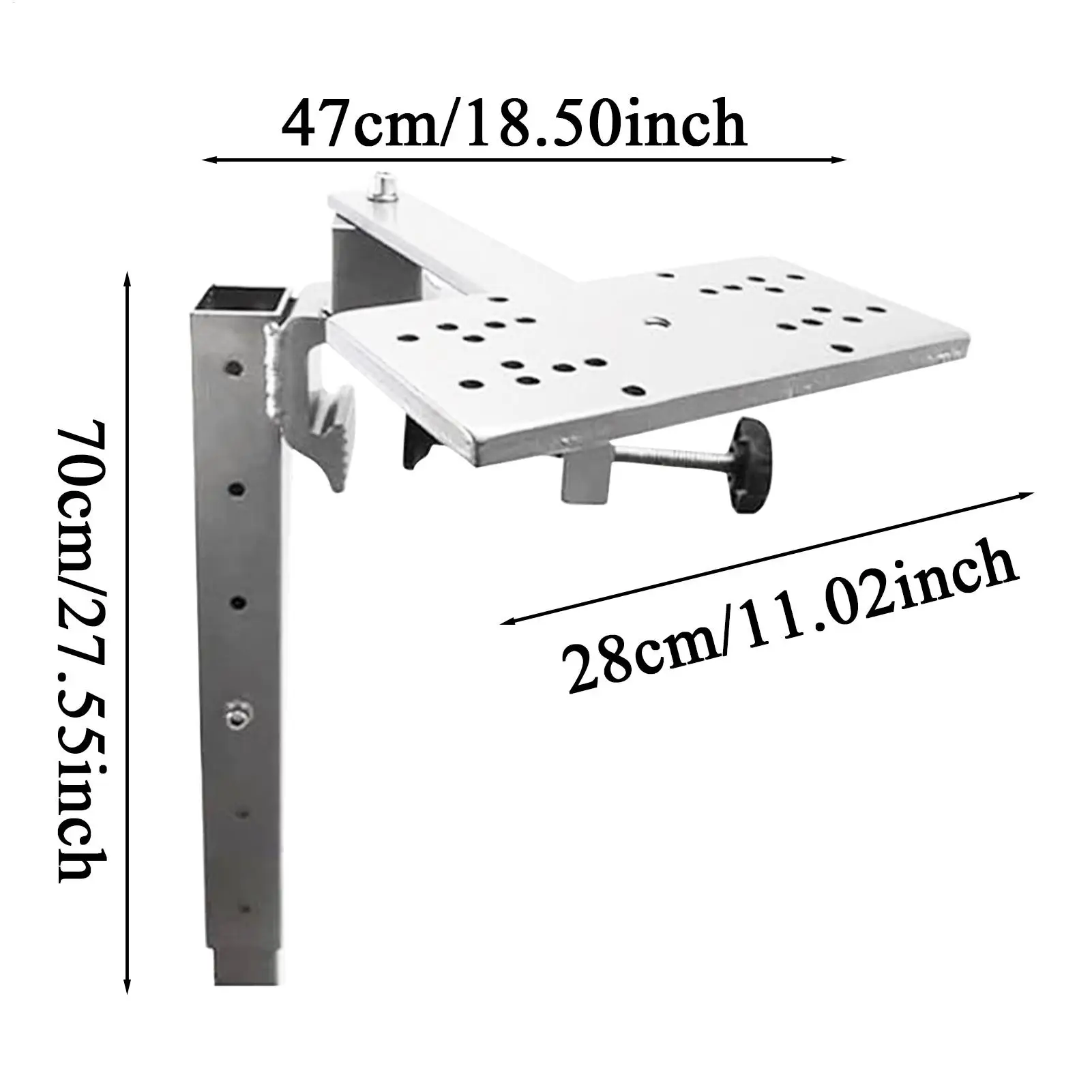 كاياك صياد السمك جبل الارتفاع قابل للتعديل 360 درجة الدورية المعدات صياد السمك حامل للقارب في الهواء الطلق مسار المياه السكك الحديدية #6