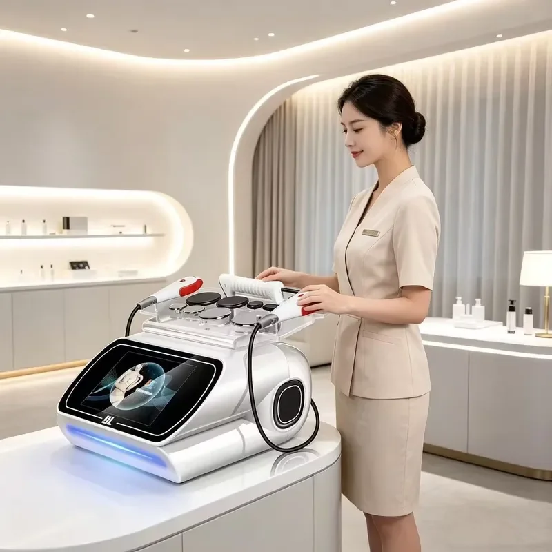 448KHz Diathermy Therapy Machine Body Tightening Pain Relief Postpartum Device for Salon Home Use