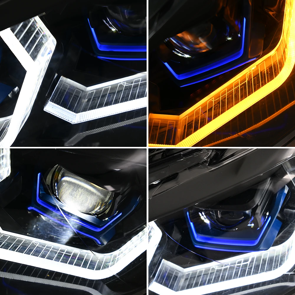 زوج سوبر DRL ضوء HID زينون مصباح مجموعة مصابيح أمامية لسيارات BMW 3 Series 2007-2013 E92 E93 LCI 328i 325i 335i رئيس مصباح #4