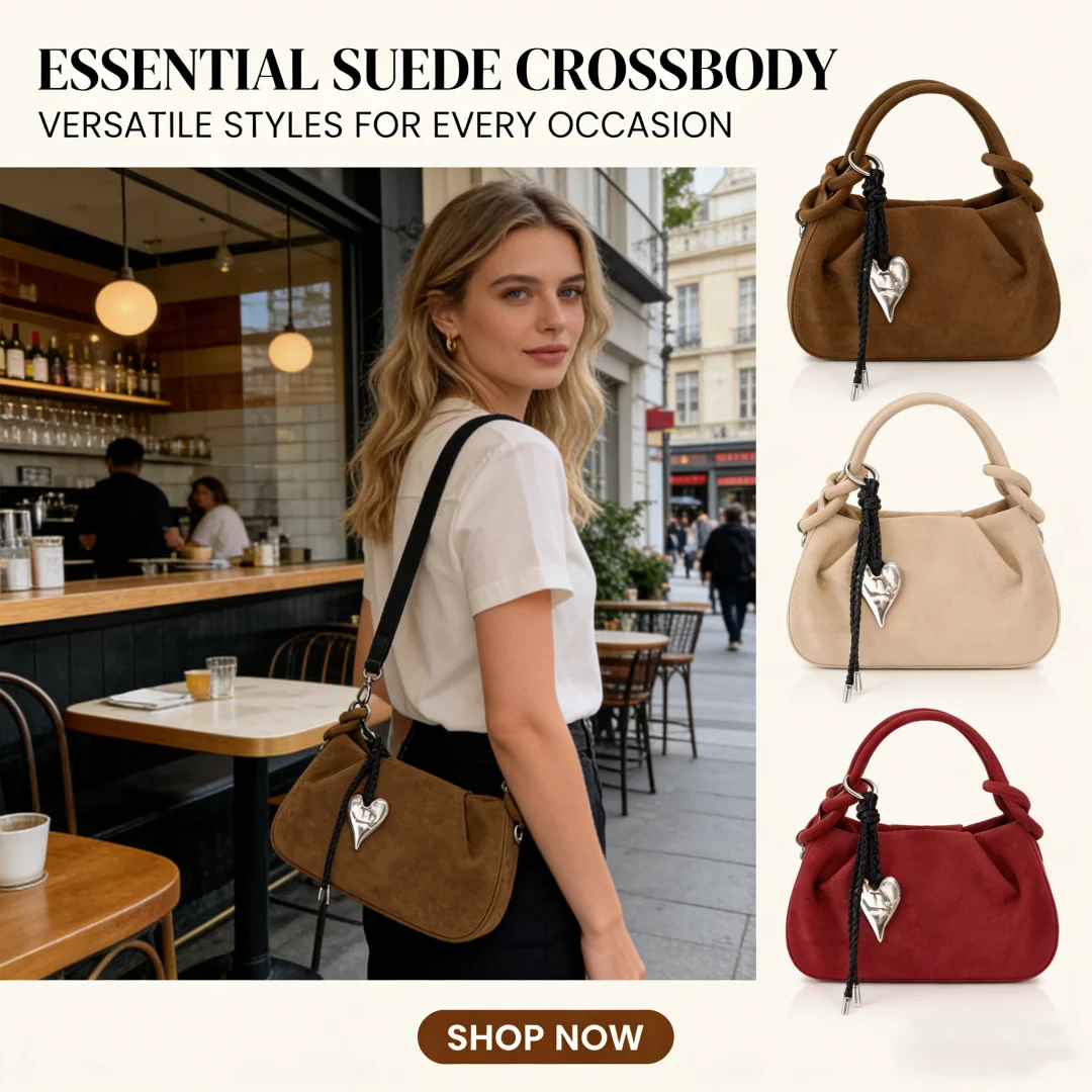 

Вместительная сумка-кроссбоди с плиссировкой и рюшами, сумка-хобо, плиссированная сумка через плечо из искусственной кожи, модная сумка с подвеской в виде сердца