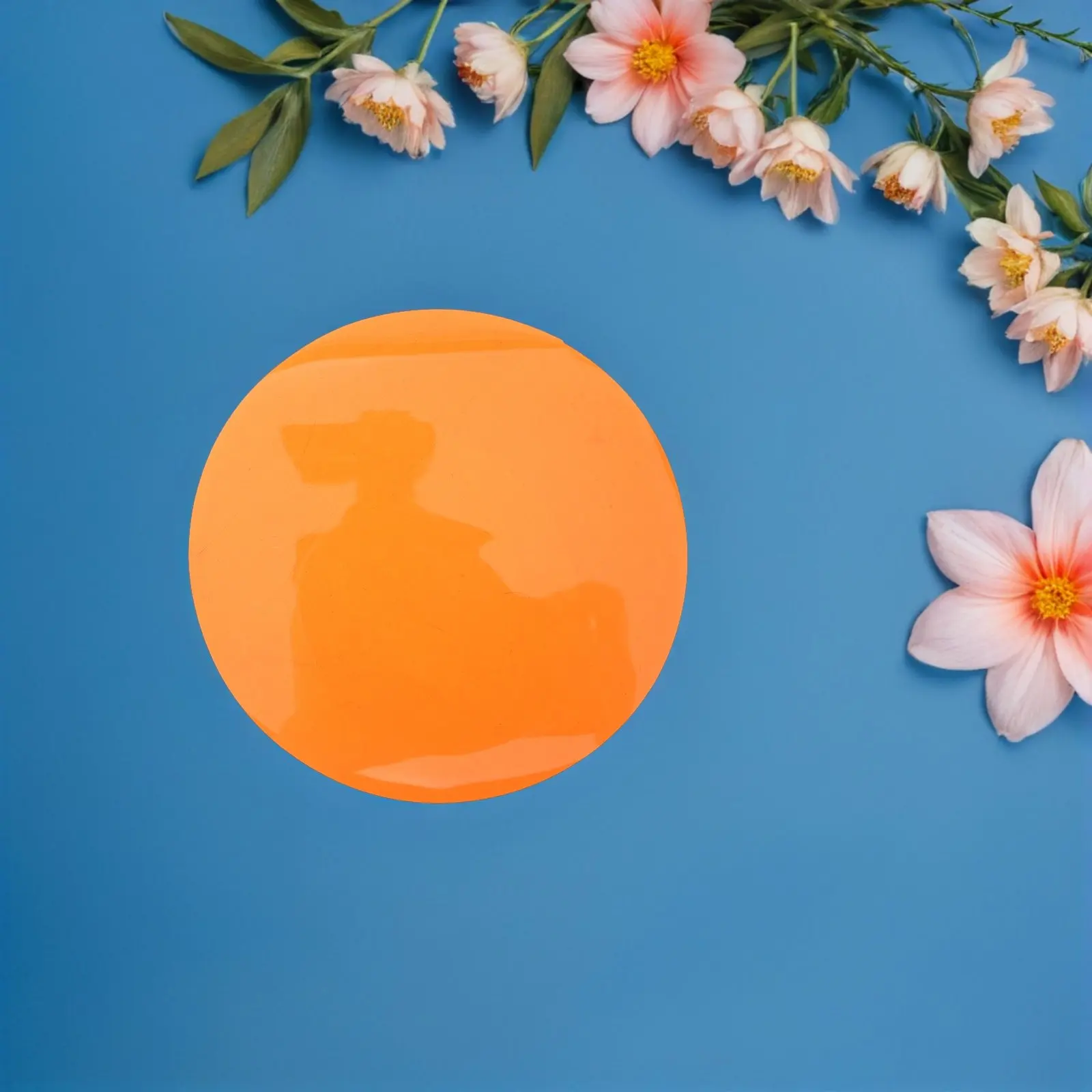 

10Pcs Orange Warm Light Correction Gel Sheets Self-Adhesive Colored Plastic Sheet Films for Stage Lighting Home Ambiance