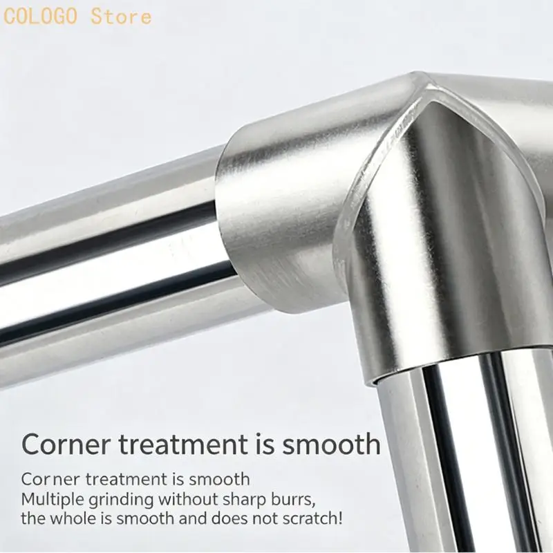 Stainless Steel Joint Round Tube Connector Connection Fastener for Furniture Framing and Structural Support Enduring D0LD
