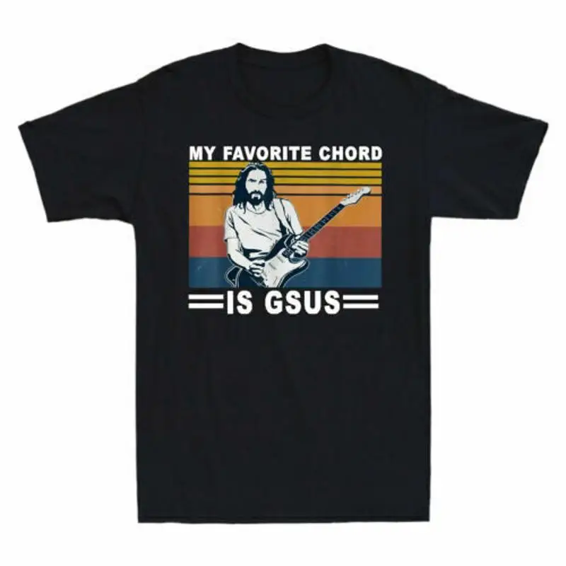 Camiseta divertida con mi acorde favorito es Gsus, amante de la guitarra, nueva