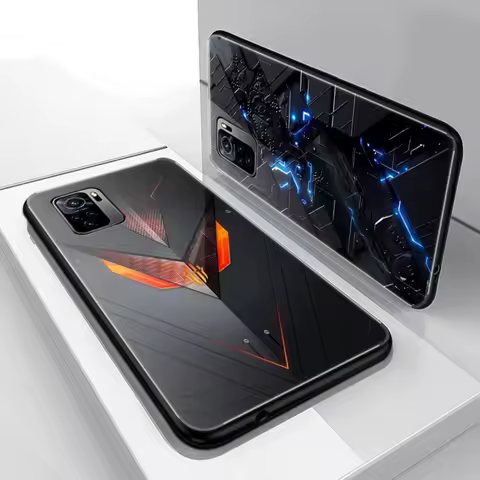 9H Glass Case For Xiaomi Poco F3 Cases F4 Hard Tempered Glass Phone Back Cover For Xiaomi Poco F3 GT Shell For Redmi K40 Pro +