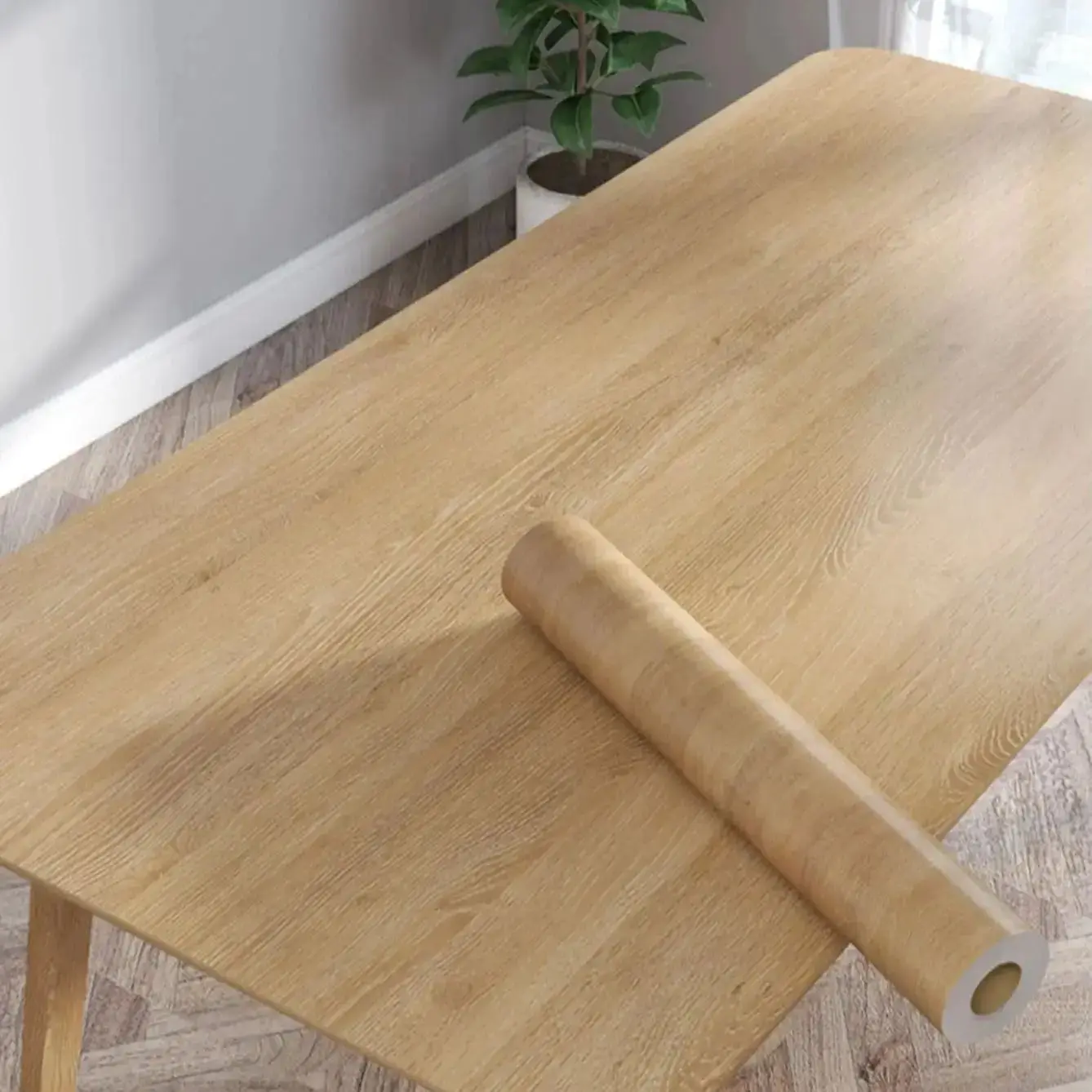 

Контактная бумага под дерево, коричневые деревянные обои, самоклеящаяся съемная виниловая пленка, легко наносится для мебели, кухонных шкафов