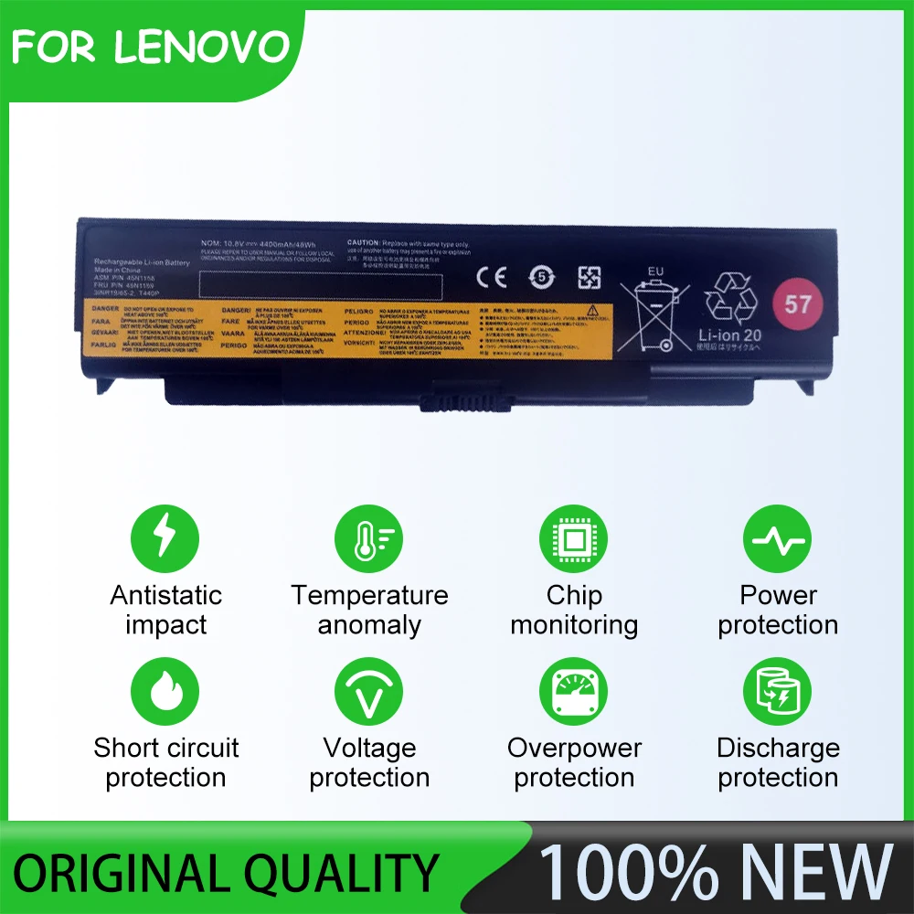 Brand New 10.8V  5200mAh T440P Notebook Laptop Battery for LENOVO ThinkPad  T440p Series   LENOVO ThinkPad  T540p Series
