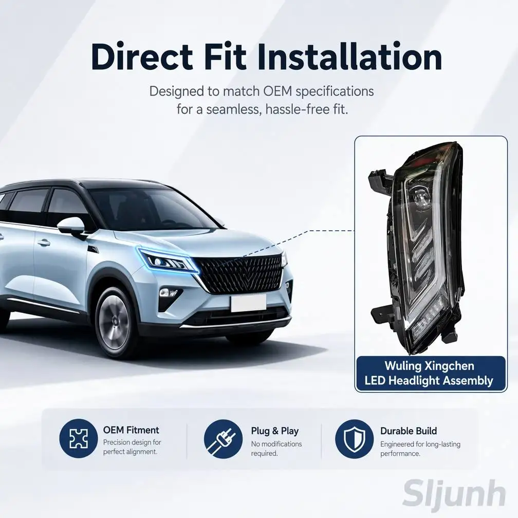 Sljunh Wuling Jiachen Original Factory LED Headlight & Turn Signal Front Light Parts Hot Sale