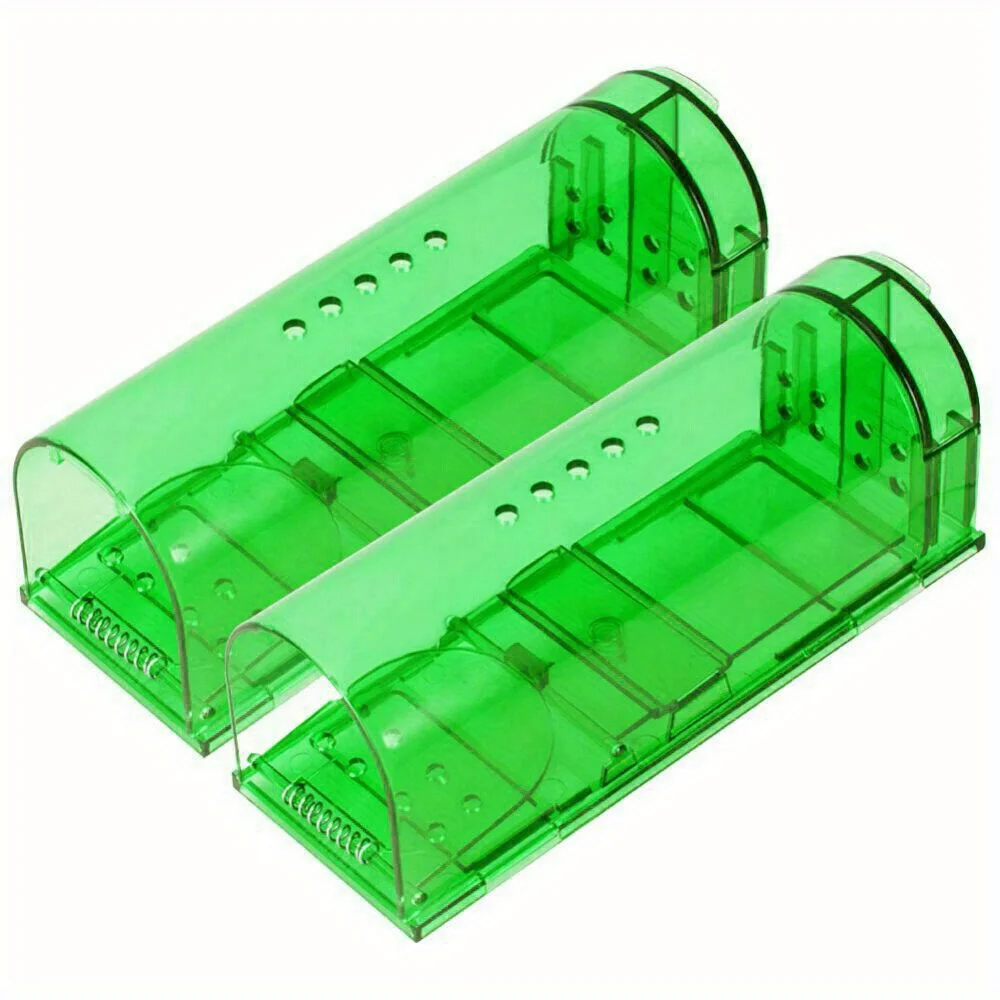 2PCS Mouse Trap Rodent Pests Mouse Traps Pests  Reusable for Kitchen Bedroom Warehouse Mousetrap