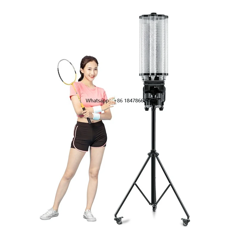 

B-2000 Factory Cheapest Siboasi Badminton Machine Shuttlecock Badminton Shooting Machine for Sports Club